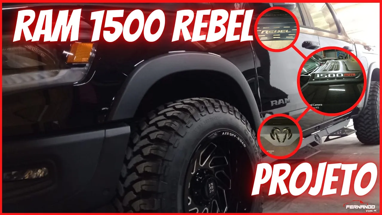 Protejo Ram 1500 Rebel 5.7 V8 400cv  *A do Eduardo Razuk backstage poderia ter ficado assim*
