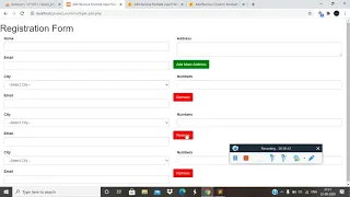 Dynamic Add Remove Input fields in PHP with jQuery Multiple Add or remove row in jQuery