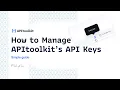 How to Use APItoolkit API Keys