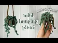 Crochet Hanging Plant Car Accessory Tutorial Beginner-Friendly