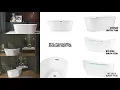 AKDY Freestanding Modern Acrylic Soaking Tub Model 123