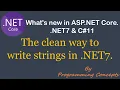 The Clean Way To Write Strings In NET7 Raw String Literals NET7 C New Features