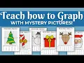 Coordinate Graphing Drawing Christmas Pictures Teach students how to Plot on a coordinate plane