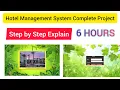 Hotel Management System Project in Java and MYSQL Complete Project in one with Source Code