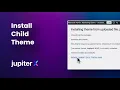 Installing the Child Theme for Jupiter X
