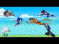 Lagu Sonic the Hedgehog VS Dragon Ball Z - Sonic Shadow Silver vs Goku Vegeta Trunks