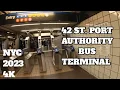 42 ST PORT AUTHORITY BUS TERMINAL NYC famosa estacion del metro en Nueva York 2023