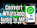How To Convert Whatsapp Audio To MP3