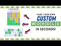 Create a Custom WORDLE in Seconds with MyWordle