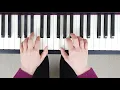 How to play G Minor Harmonic Scale on the Piano Right Left Hand - Correct Fingering
