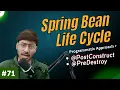 Spring Bean Life Cycle Programmatic using Approach PostConstruct and PreDestroy annotation