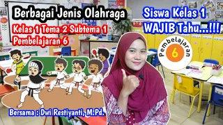 Download Kelas 1 Tema 2 Subtema 1 Pembelajaran 6 - Berbagai Jenis Olahraga - Tema 2 : Kegemaranku MP3