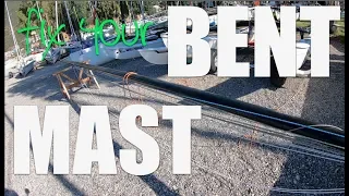 How to straighten your bent mast, spinnaker pole, boom or tiller extension