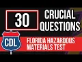 Florida CDL Hazardous Materials Test FL DMV Hazmat Practice Exam with Questions Answers