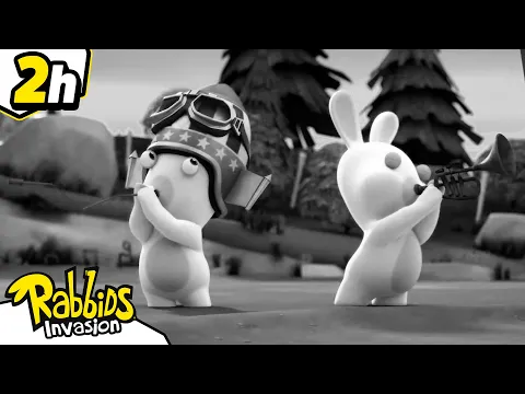 Download MP3 The Tortured Rabbids Department | RABBIDS INVASION | 2H New compilation | Cartoon for kids