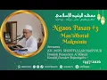 Lagu Ngaos Pasan  MAU'IDHOTUL MUKMININ  bersama KH. MOH. SHOFIYULLAH MASYHUR  3 Ramadhan 1447 H