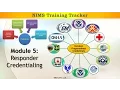 Module 5 NIMS Training Tracker Credentialing System