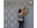 How to Stencil a Feature Wall in Only an Hour