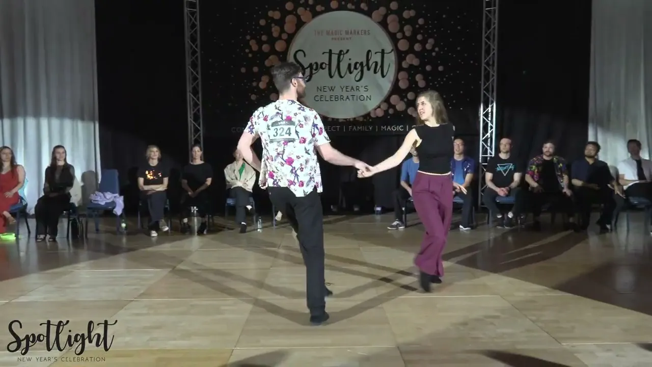 Spotlight New Year's Celebration 2024/2025 Intermediate Jack & Jill Seth Rogers & Celina Nelson