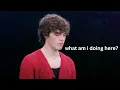 Jack Champion being adorably befuddled