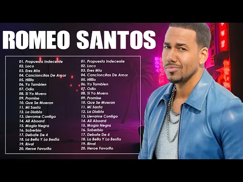Download MP3 Romeo Santos Exitos Sus Mejores Canciones - Romeo Santos   Mix Románticas 2023