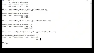 SQL Date Data type Oracle - Use of SQL Date data type and its functions
