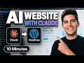 Claude AI WordPress Tutorial Stop Prompting 50 Times Build Web Pages Fast