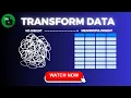 How to Convert Raw Data into Meaningful Insights in Excel