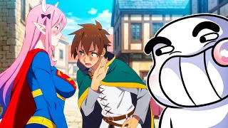OBLIGO A UNA DIOSA A HACERLE COSAS | KONOSUBA Anime Resumen