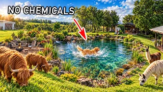 This Family Replaced Traditional Swimming Pools With A Natural Recreation Pond!