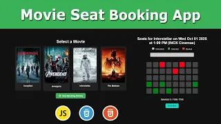 Building a Movie Ticket Booking App JavaScript CSS3