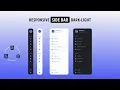 How to create a Responsive Sidebar Menu with Mode Using html css js