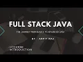 Introduction To The Full Stack Java Course COURSE BRIEFING FULL STACK JAVA