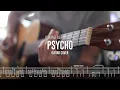 Asking Alexandria - Psycho (Guitar cover + TAB)