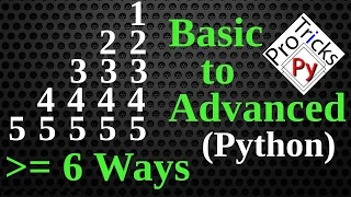 Python Pattern Program - Print Numbers in Triangle Shape Number Pattern Python Number Pattern 11