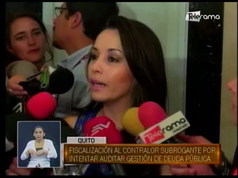 Fiscalización al contralor subrogante por intentar auditar gestión de deuda pública