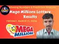 Mega Millions Results Today March 17 2026 Winning Numbers pattern Analysis