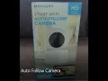 Merkury Innovations Smart WiFi Auto Follow Camera unboxing first impressions Solo Female Camper