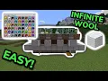 BEST 26 1 AUTOMATIC WOOL FARM TUTORIAL in Minecraft Bedrock PC