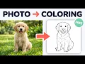 Photo to Coloring Page Converter Free Instant No App