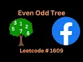 EVEN ODD TREE LEETCODE 1609 PYTHON BFS SOLUTION