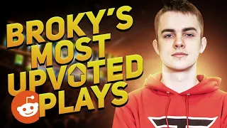 BROKY S MOST UPVOTED CS GO REDDIT MOMENTS INSANE AWP SHOTS