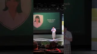 Ayesha Zara as One of the Speakers at the DLSZ Open House 🏹💚