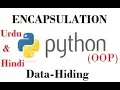 Python Tutorial for beginners Encapsulation in object oriented programming in python language