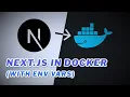 Next js in Docker - How to set environment variables