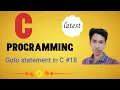 C tutorial in Hindi Goto statement in C part-18
