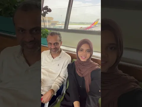 Maryam and her father Masud in a Charity Trip in Malaysia with INSPIRE