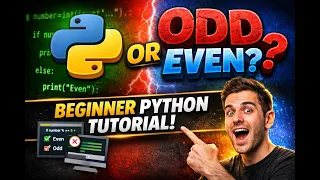 Build an Odd or Even Number Checker in Python Beginner Python Logic