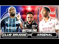 Lagu Club Brugge 0-3 Arsenal | UEFA Champions League Group Stage | Watchalong W/ Troopz