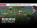 Several tornadoes confirmed in Michigan following overnight storms
